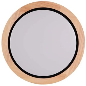 LED Kúpeľňové stropné svietidlo LED/24W/230V pr. 39 cm IP44 dub