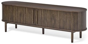 Hnedý TV stolík v dekore duba 180x56x40 cm Meta – Unique Furniture