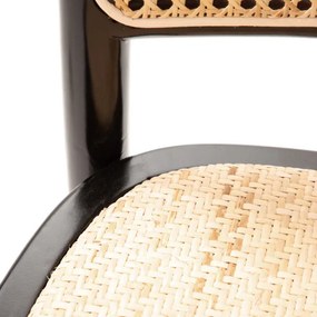 Jedálenská stolička LEGNO béžová / čierna 871363