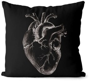 Vankúš Scary Heart (Veľkosť: 40 x 40 cm)
