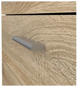 Komoda v dubovom dekore Tvilum Pepe, 80 x 68 cm