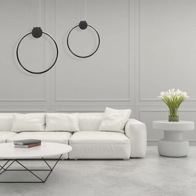 Toolight Toolight, LED stropné svietidlo 50cm 23W 4000K APP1398-CP. čierna, OSW-00956