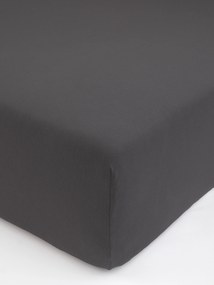 Jersey plachta s elastanom Deluxe 120 × 200 cm – tmavosivá