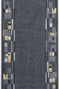 Koberce Breno Behúň BOMBAY 97, šíře role 100 cm, sivá, viacfarebná