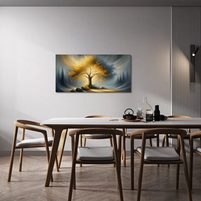 Obraz magický strom života v hmle