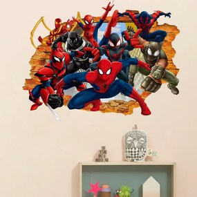 Veselá Stena Samolepka na stenu na stenu Spidermani