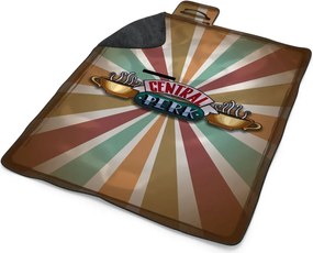 Sablio Plážová deka Seriál Priatelia CENTRAL PERK Abstrakcia: 200x140 cm