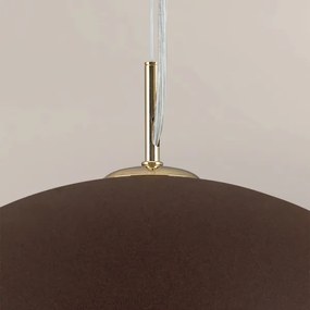 Orion HL 6-1623/1 - Luster na lanku ELIANO 1xE27/60W/230V pr. 50 cm hnedá/zlatá