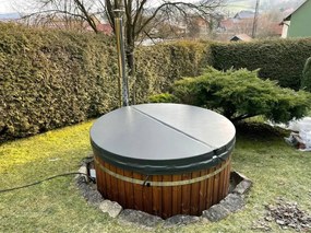 Jacuzzi záhradná ruská baňa s ohniskom na drevo 200 cm