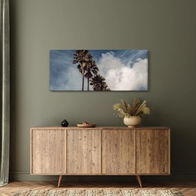 Obraz - Palmová dráma (120x50 cm)