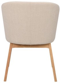 Béžové čalúnené jedálenské kreslá v súprave 2 ks Windham – Rowico