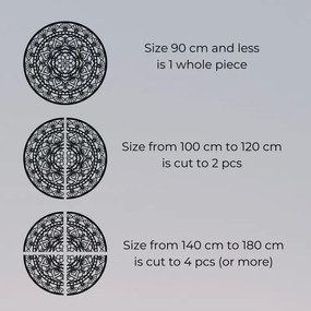 Drevená Mandala Pokoja – Dekoratívny Symbol Rovnováhy I SENTOP HDFK0507