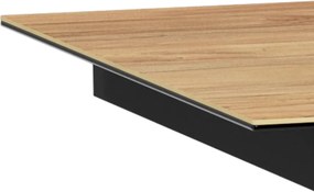 Jedálenský rozkladací stôl Heaven 168/210 cm dub divoký/čierny