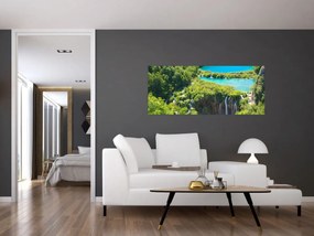 Obraz - Vodopády (120x50 cm)