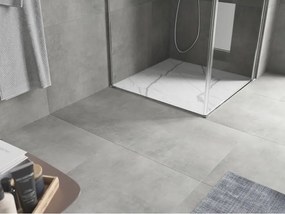 Mexen Hugo, štvorcová sprchová vanička SMC 80 x 80 cm, biely kameň, 42158080