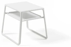 POP záhradný príručný stolík bianco