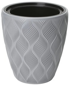 Kvetináč Flow 40 platina