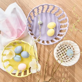 CRAFT Keramický košík 16 cm - krémová