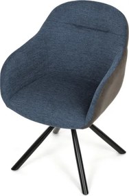 Jedálenská stolička modrá DCH-Y1143 BLUE2