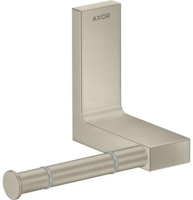 AXOR Universal Rectangular držiak toaletného papiera bez krytu, kartáčovaný nikel, 42656820