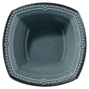 24-dielna jedálenská súprava, modrá/porcelán