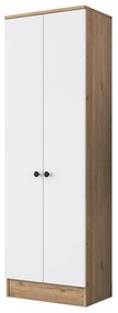 Vysoký botník Pajo 60 cm ořech/bílý