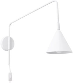 Sollux SL.1696 - Nástenná lampa NOX 1xE14/10W/230V biela