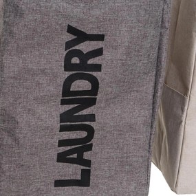 Sivo-béžové látkové koše na bielizeň v súprave 2 ks – Casa Selección