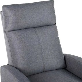 LuxuryForm DESIGN Televízne kreslo RUFO s polohovaním - sivé