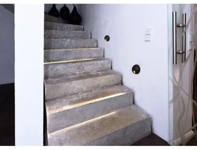 Deko-Light 731111-LED Vonkajšie nástenné svietidlo AQUILAE 3,5W/230V IP65 antracit