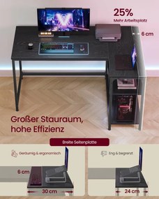 Rohový pracovný stôl LWD136BE01