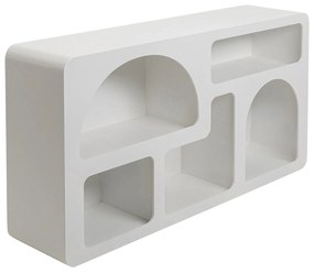 Paco polica biela 140x75 cm