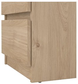 Komoda v dekore duba v prírodnej farbe 40x70x50 cm Naia – Tvilum