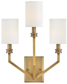 Hinkley HK-MOORE-WB3-HB - Nástenné svietidlo MOORE 3xE14/40W/230V zlaté