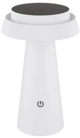 Globo 36624W - LED Stmievateľná solárna dotyková lampa LED/4W/3,7W IP54 biela