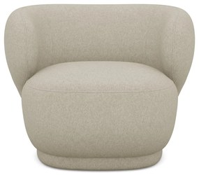 Béžové kreslo Hina – Makamii