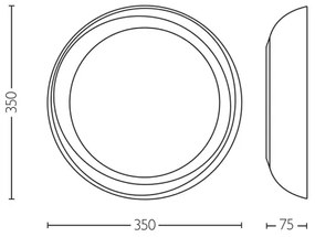 Philips - LED Stmievateľné stropné svietidlo FLETA LED/10W/230V 2700K biela