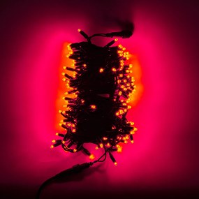 DECOLED Svetelný reťazec RGB 20 m, 200 diód