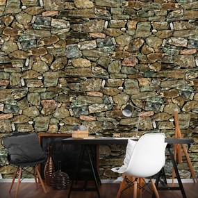 Fototapeta - Stone Wall Rock (254x184 cm)