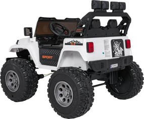 Elektrické autíčko Extreme Sport 4x4 biele