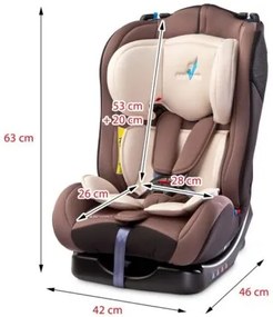 CARETERO Autosedačka CARETERO Combo black