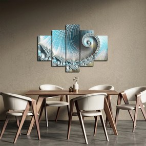 Obraz texturovanej špirály (150x105 cm)