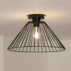 Brilagi - LED prisadený luster CERIA WIRE 1xE27/40W/230V priemer 45 cm čierny