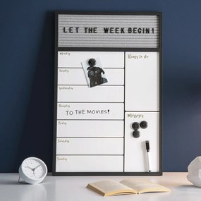 Budík Tinge Steel biela ø 9 cm x 3 cm