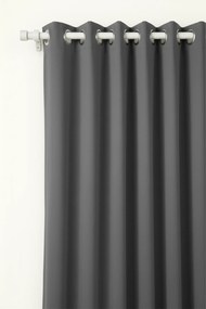 Záves na riasiacu pásku HOLD grafitový 140x270 cm