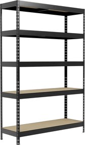 Regalux Vysokozáťažový regál, 180 × 120 × 40 cm, nosnosť police: 210 kg