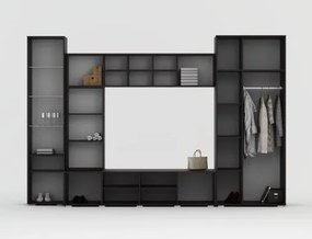 Obývacia stena Larisa, wenge / trufle