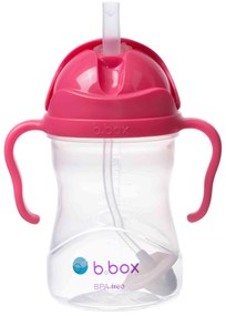 Hrnček so slamkou - malina 240 ml