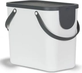 Odpadkový kôš Albula 25 l, biely%