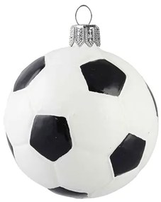 Vianočná ozdoba futbalová lopta
